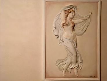 Relief bemahlt