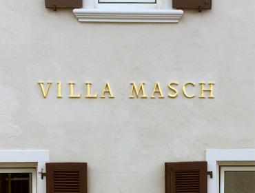 Schriftvergoldung Aussen